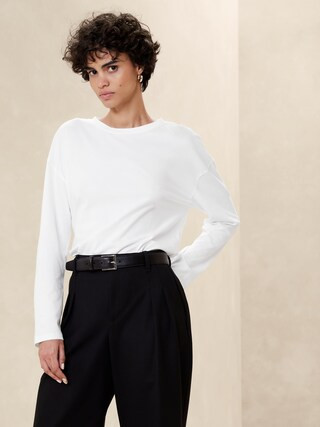 Relaxed Cotton T-Shirt | Banana Republic Factory