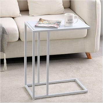 SXFYGYQ End Table Simple C-Shape Home Sofa Side Coffee End Table Bedroom Storage Shelf Nightstand... | Amazon (US)