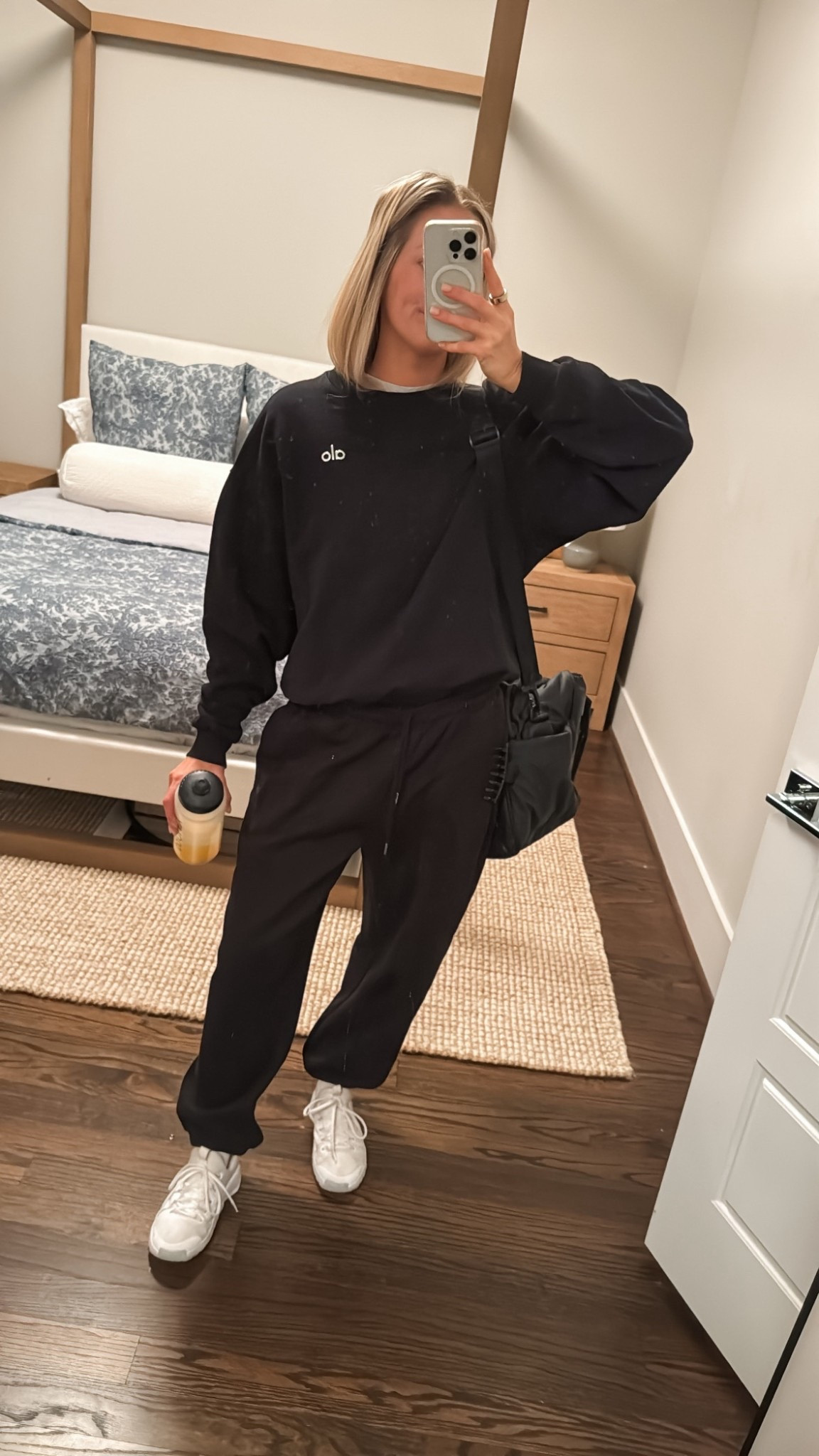 Wearing size S alo sweatshirt and size S oner sweatpants 🖤

#LTKActive #LTKootd #LTKfitnessgoals