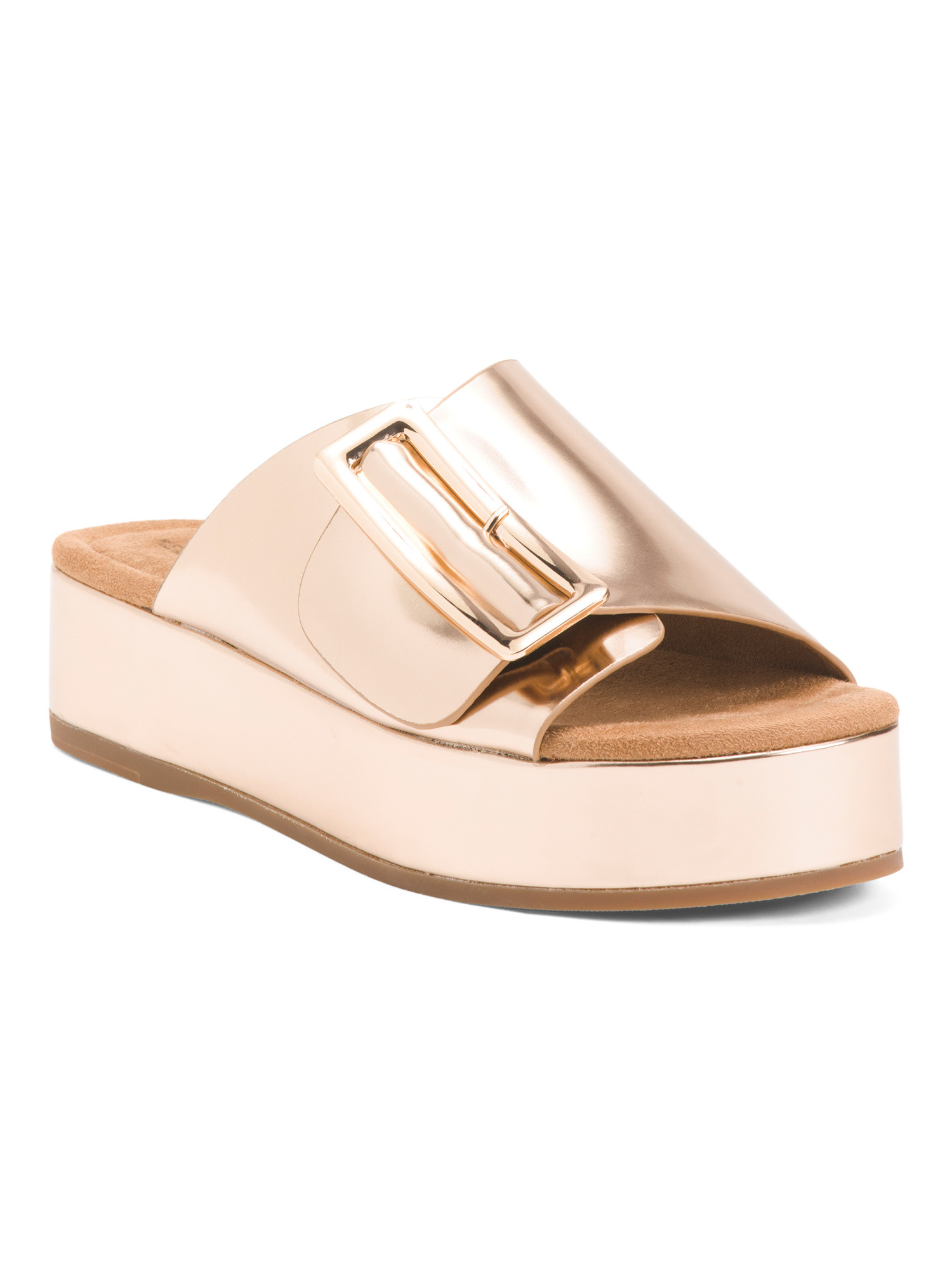 Patent Leather Dover Platform Sandals | TJ Maxx