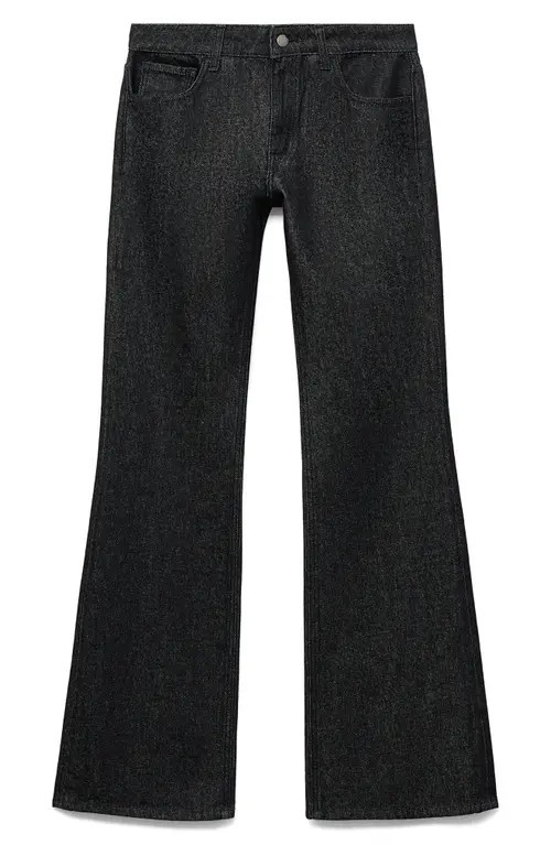 MANGO Low Rise Straight Leg Jeans in Black at Nordstrom, Size 0 | Nordstrom