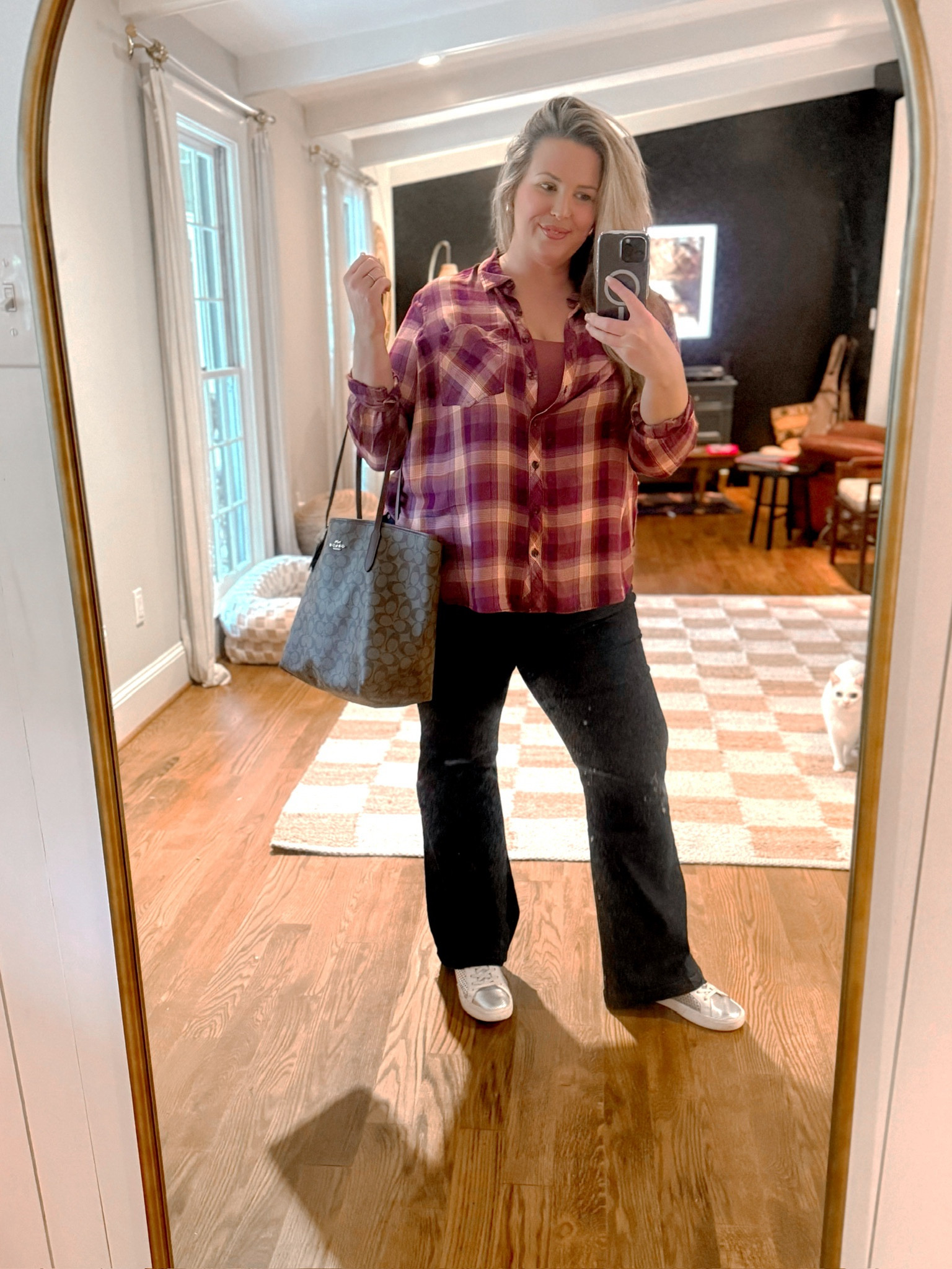 Plus size casual fall outfit! I’m wearing a 20w in the jeans, they run true! 2X in the top, if you want more room in the arms size up! 

Plus size fashion, plus size finds, fall fashion, fall outfit inspo, fall trends, affordable fashion, walmart fashion 

#LTKSeasonal #LTKPlusSize #LTKStyleTip