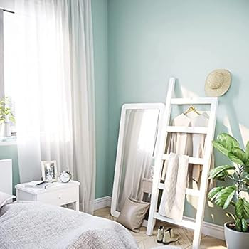 Ballucci Leaning Towel Ladder, Wooden Blanket Rack, Quilt Display Ladder, Throw Blanket Storage S... | Amazon (US)