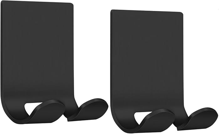 Razor Holder Shaver Hook Hanger Stand(2 Pack)Heavy Duty Self Adhesive Hooks Stainless Steel Stick... | Amazon (US)