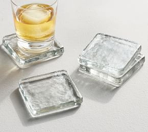 Slab Glass Coasters, Set of 4 | Pottery Barn (US)