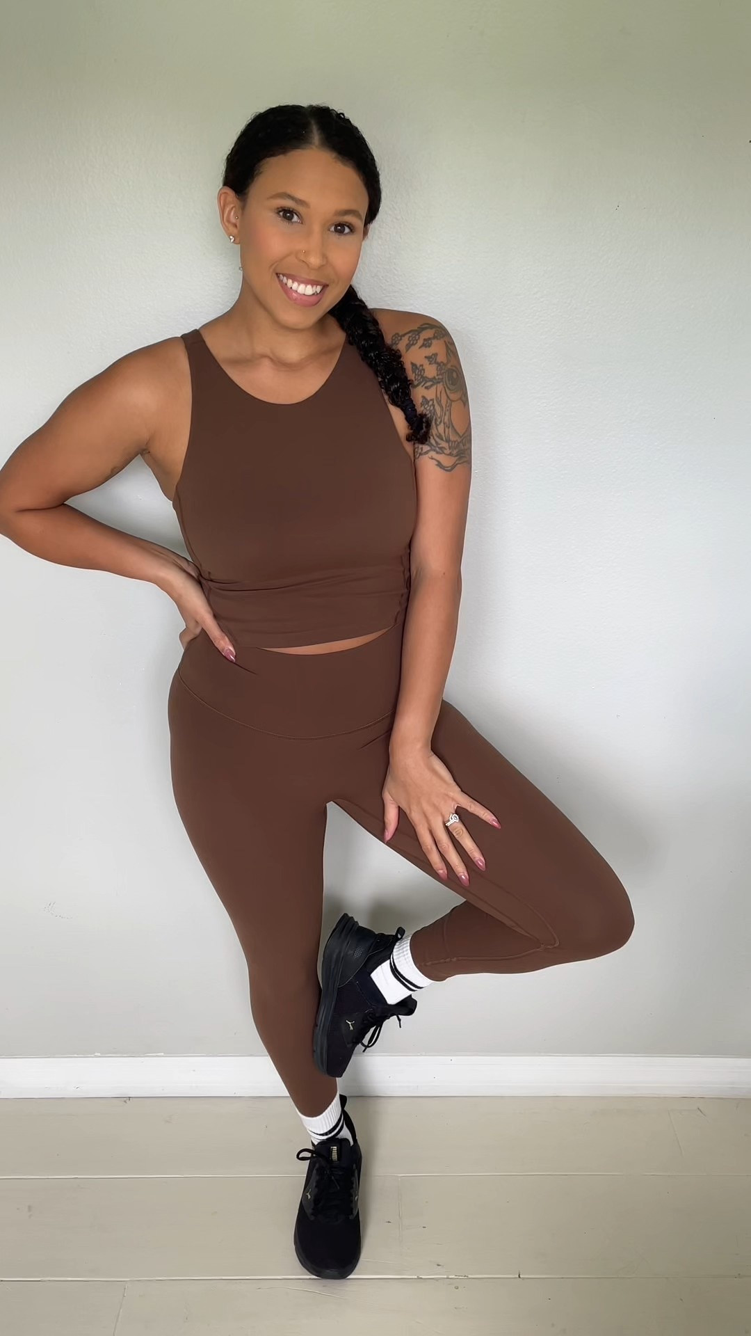 Living in this ColorfulKoala set lately 🤎 The Cocoa color is so pretty for fall and the fabric feels like butter! I’m wearing a size medium in both the leggings and sports bra. Comfy enough for Pilates, walks, or chasing toddlers around 😅 #ColorfulKoala #ActivewearSet #AthleisureStyle #PilatesOutfit #MomLifeStyle


#LTKFindsUnder50 #LTKActive