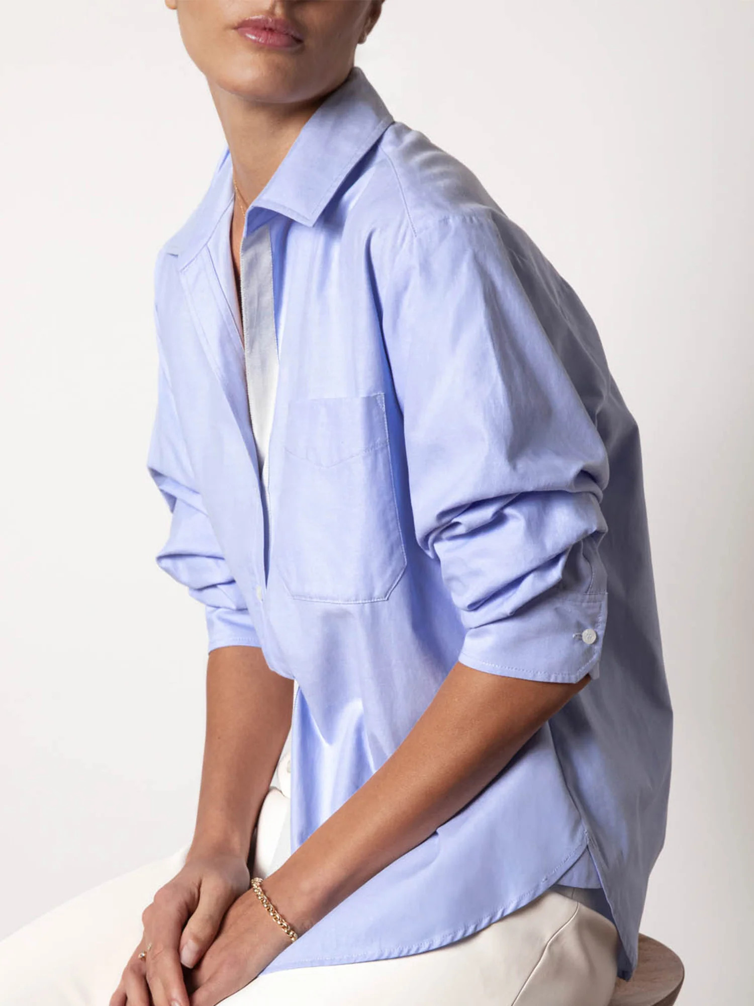 Women's Pia Shirt in Oxford Blue | Brochu Walker | Brochu Walker