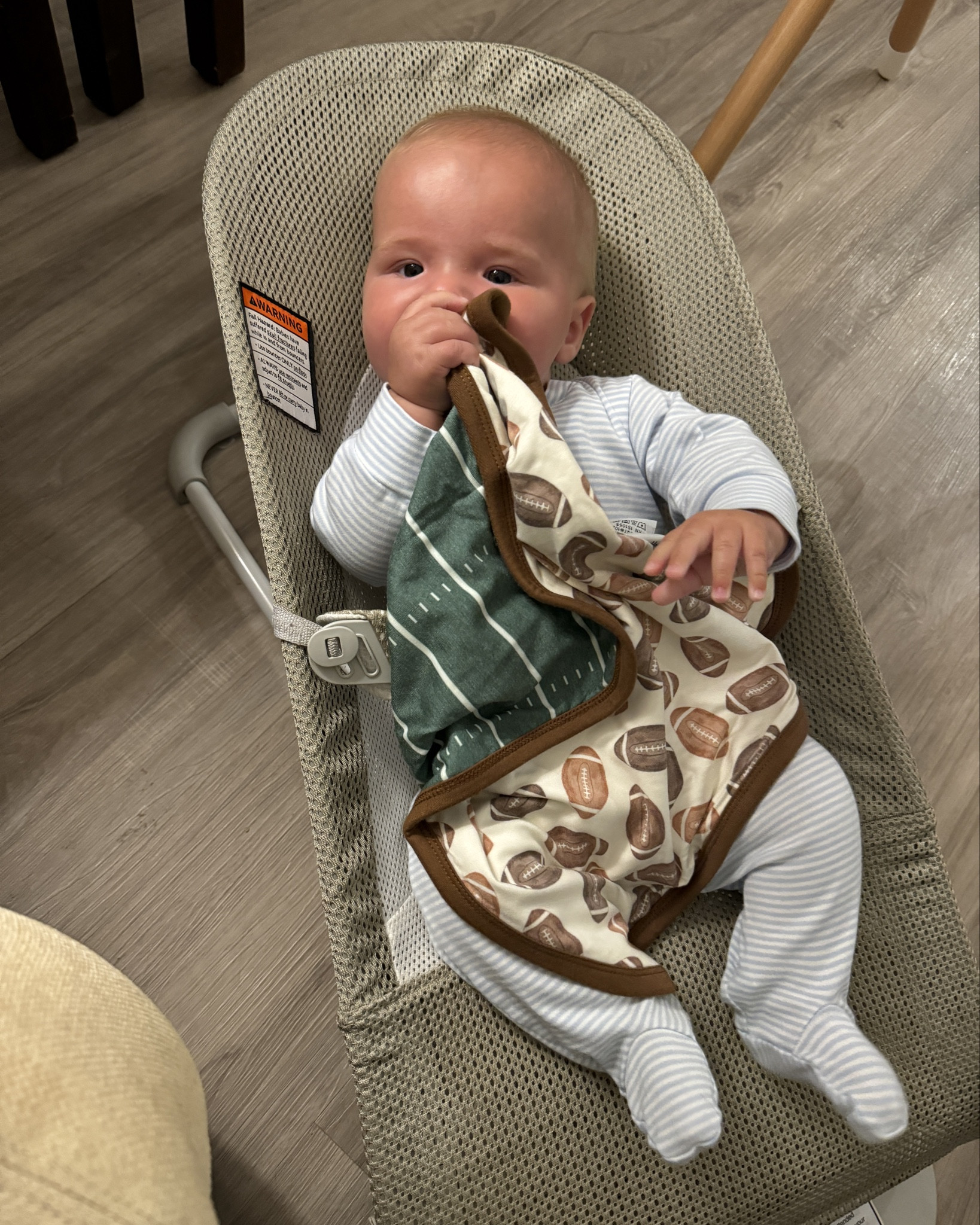 Baby- new favorite snuggle blanket - cutest football pattern. Definitely will have to get the matching pjs. So soft 🏈

#LTKBaby #LTKBump #LTKSeasonal