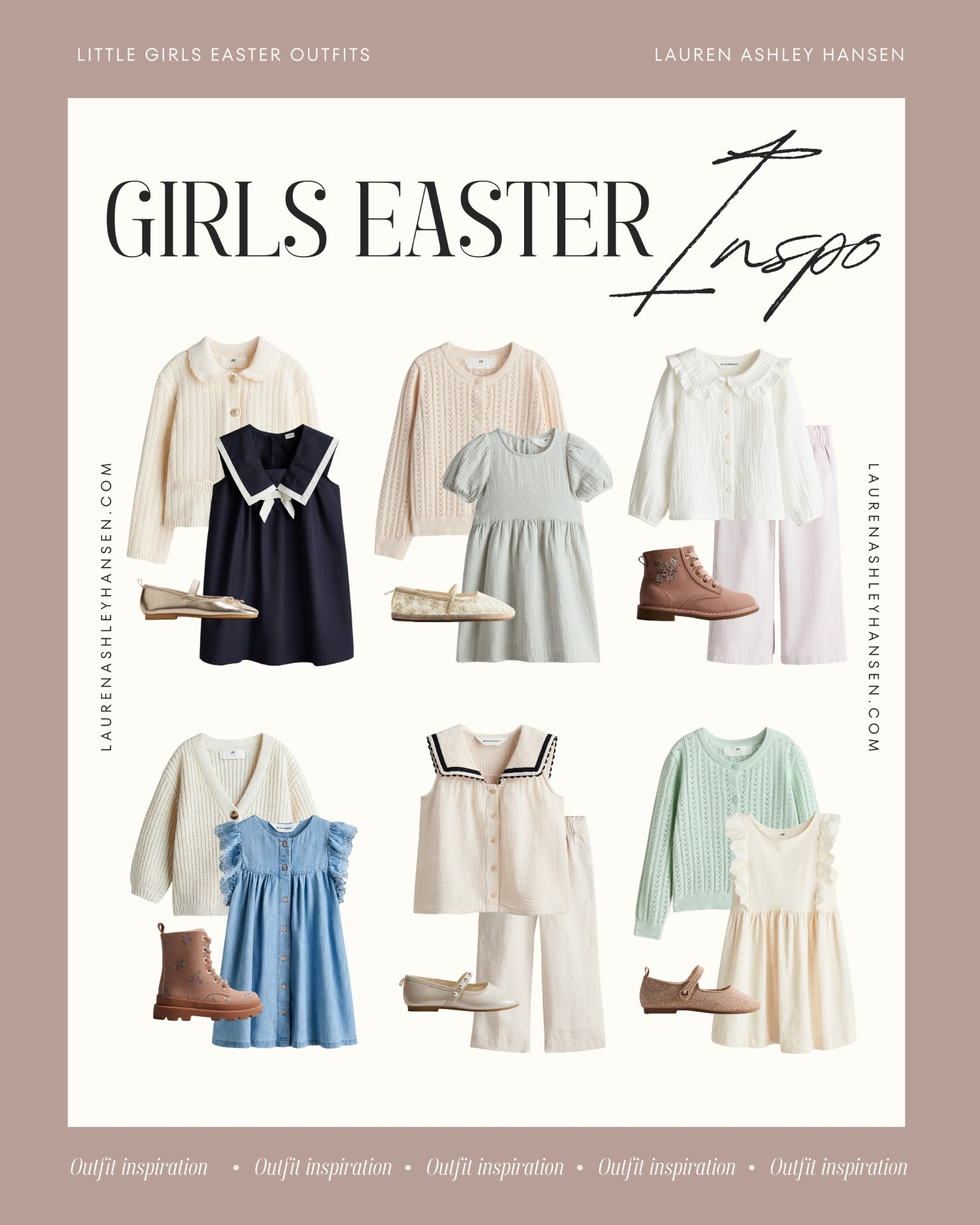 Affordable Easter outfit inspiration for the girls! All of these H&M styles are beautiful for spring and can be worn for well beyond just the holiday. Love! 

#LTKootd #LTKgrwm #LTKKids
