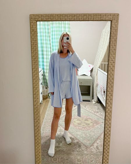 A matching pajama + robe set to make you feel like you have your life somewhat together while running around getting kids ready for school! 

Lake never does site-wide sales but right now they’re doing 25% off everything! These are the BEST, softest, most comfortable pajamas. I linked everything I own as well as a few that my kids have (though the stock of kids is running very low). Everything I linked I own exact, just maybe in a past season print. 

Note: YOU MUST SIZE UP! Unless you plan to hang dry as they advise, you’ll need to size up. I always go one up and throw everything through the dryer and it is the perfect fit  

#LTKsalealert #LTKCyberWeek #LTKfindsunder100