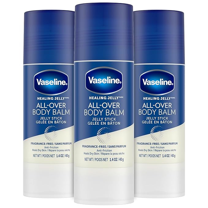 Vaseline All Over Body Balm Jelly Stick, Travel Size – Chafing Stick, Vaseline Lotion for Extre... | Amazon (US)