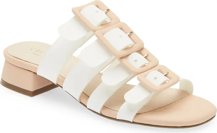 Cecelia New York Lexington Buckle Strap Slide Sandal | Nordstrom | Nordstrom