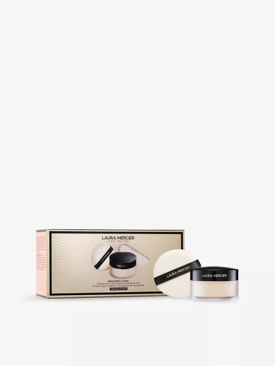 Indulgent Icons Ultra-Blur Translucent Loose Setting Powder And Puff Set 29g | Selfridges