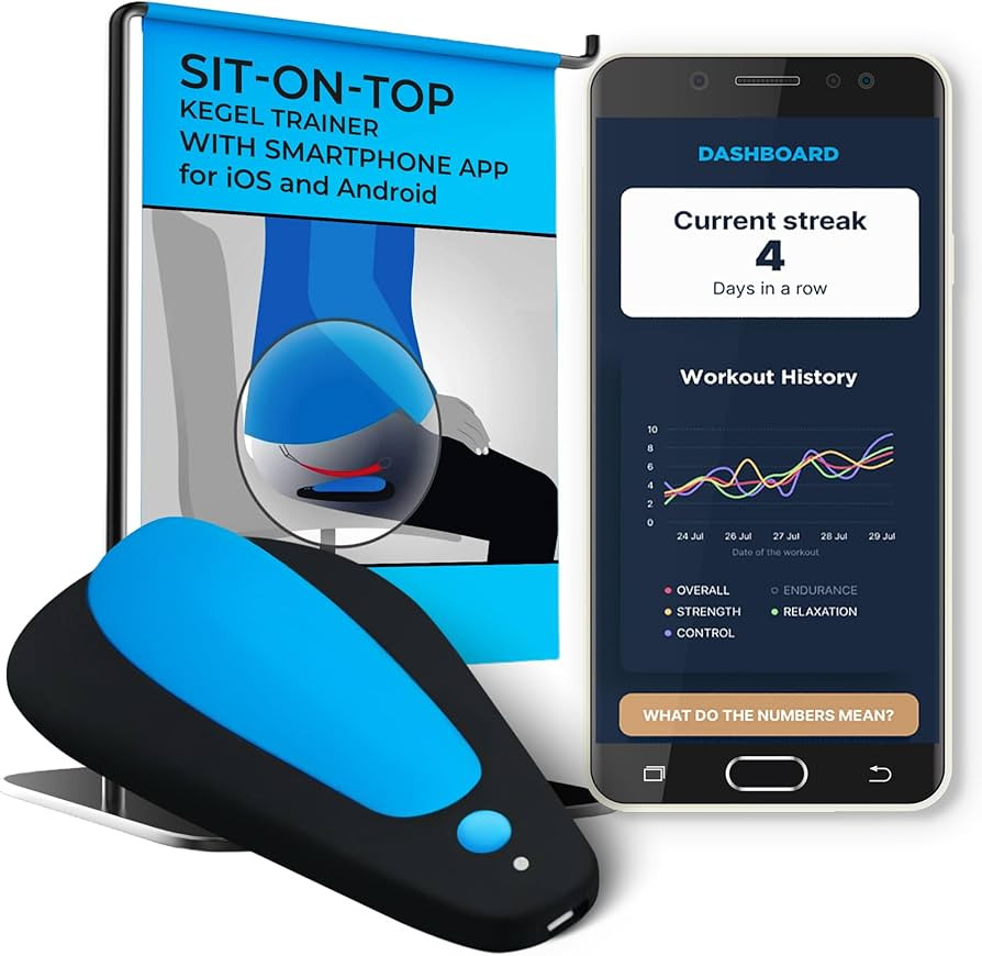 Boost Kegel Pelvic Floor Muscle Trainer for Men | Sit-On-Top Kegel Exerciser for Pelvic Floor Str... | Amazon (US)