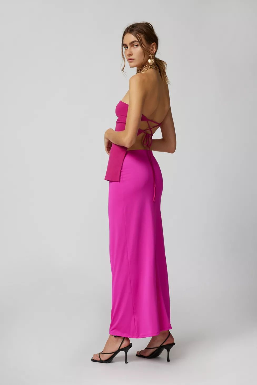 UO Dominique Maxi Tube Skirt | Urban Outfitters (US and RoW)