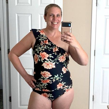 Our fave Hilor slimming + super flattering swimsuits are on ⚡ score! Even Black (thought it's more than some other colors). These run TTS, but I sized up for Torso length (because mine is super long). Great 🍑 coverage! See them 👇! (#ad)

#LTKswim #LTKfindsunder50 #LTKsalealert