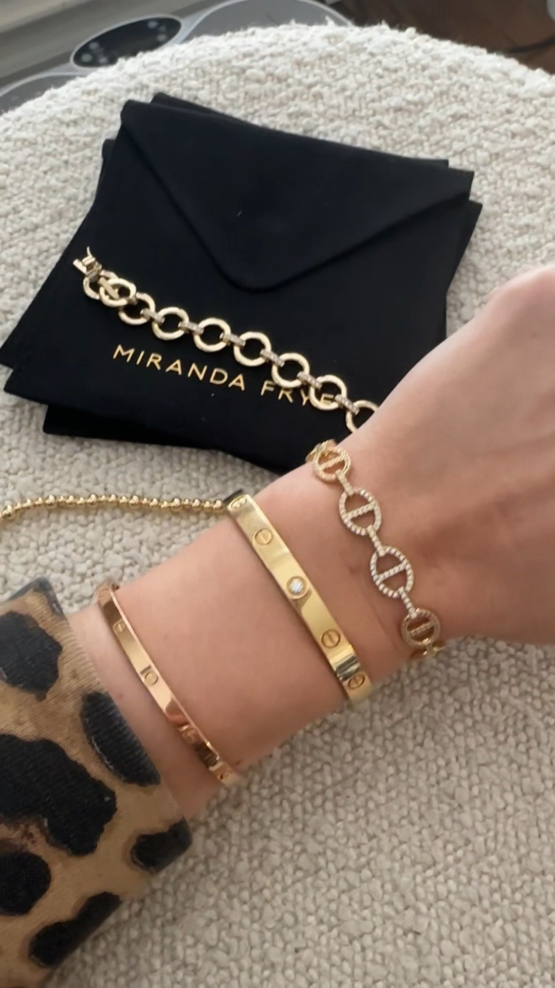 New jewels 💎 my new everyday bracelet and a few other must have pieces from Miranda Frye 💫 save with code “Tiffanyd”