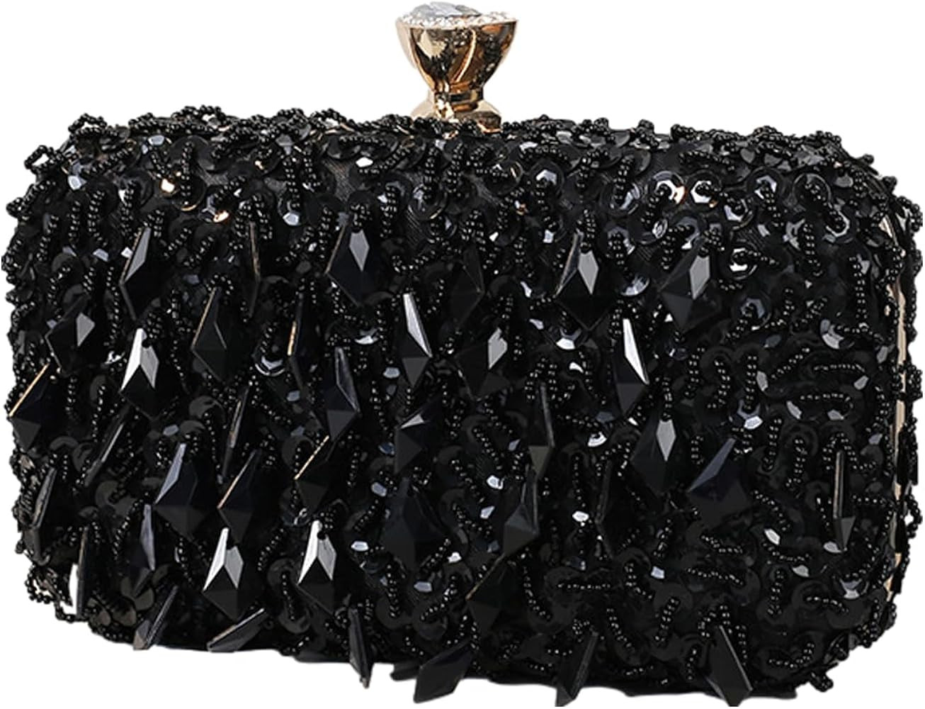 RomanticDesign Women Bling Evening Bag Fashion Embroidered Beaded Sequin Clutch Cocktail Wedding ... | Amazon (US)