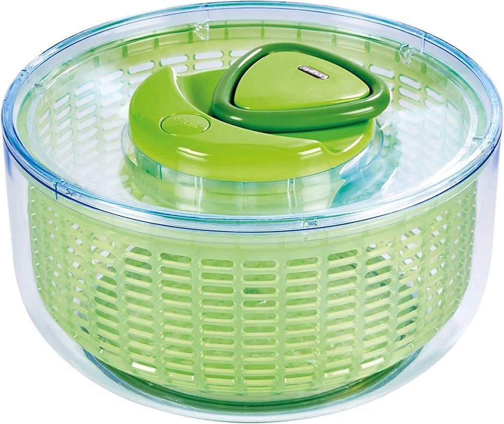 Zyliss Easy Spin Salad Spinner - Salad Spinner with Pull Cord - Lettuce Colander - Manual Vegetab... | Amazon (US)