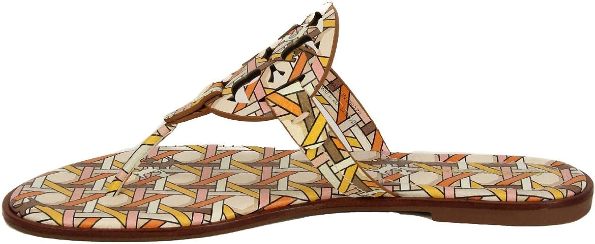 Tory Burch Womens Miller Welt Leather Flip Flop Flat Sandals | Amazon (US)