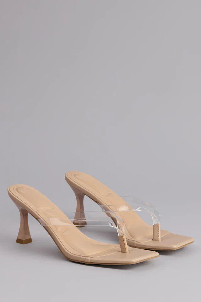 Strut And Stun Thong Mules | Windsor Stores