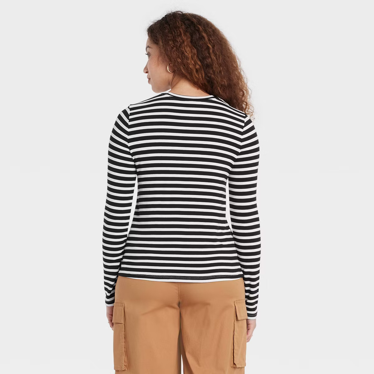 Women's Long Sleeve Brushed Knit T-Shirt - A New Day™ | Target