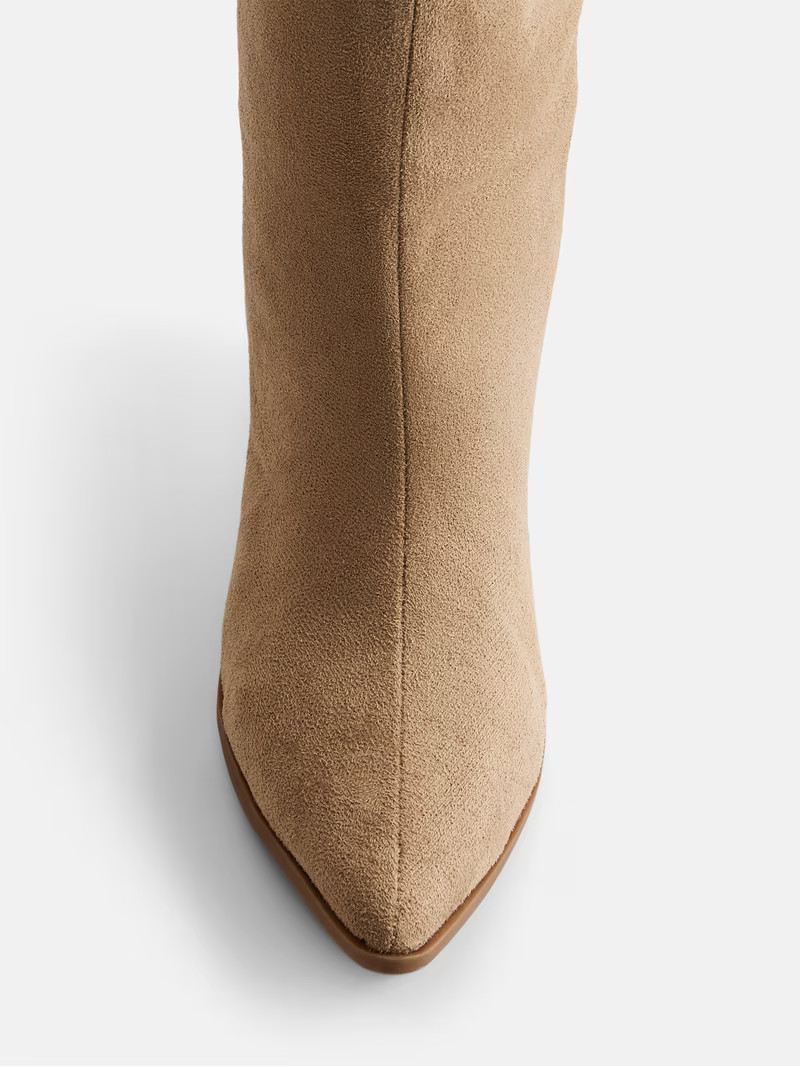 No Boundaries Women\u2019s Kitten Heel Tall Boots | Walmart (US)