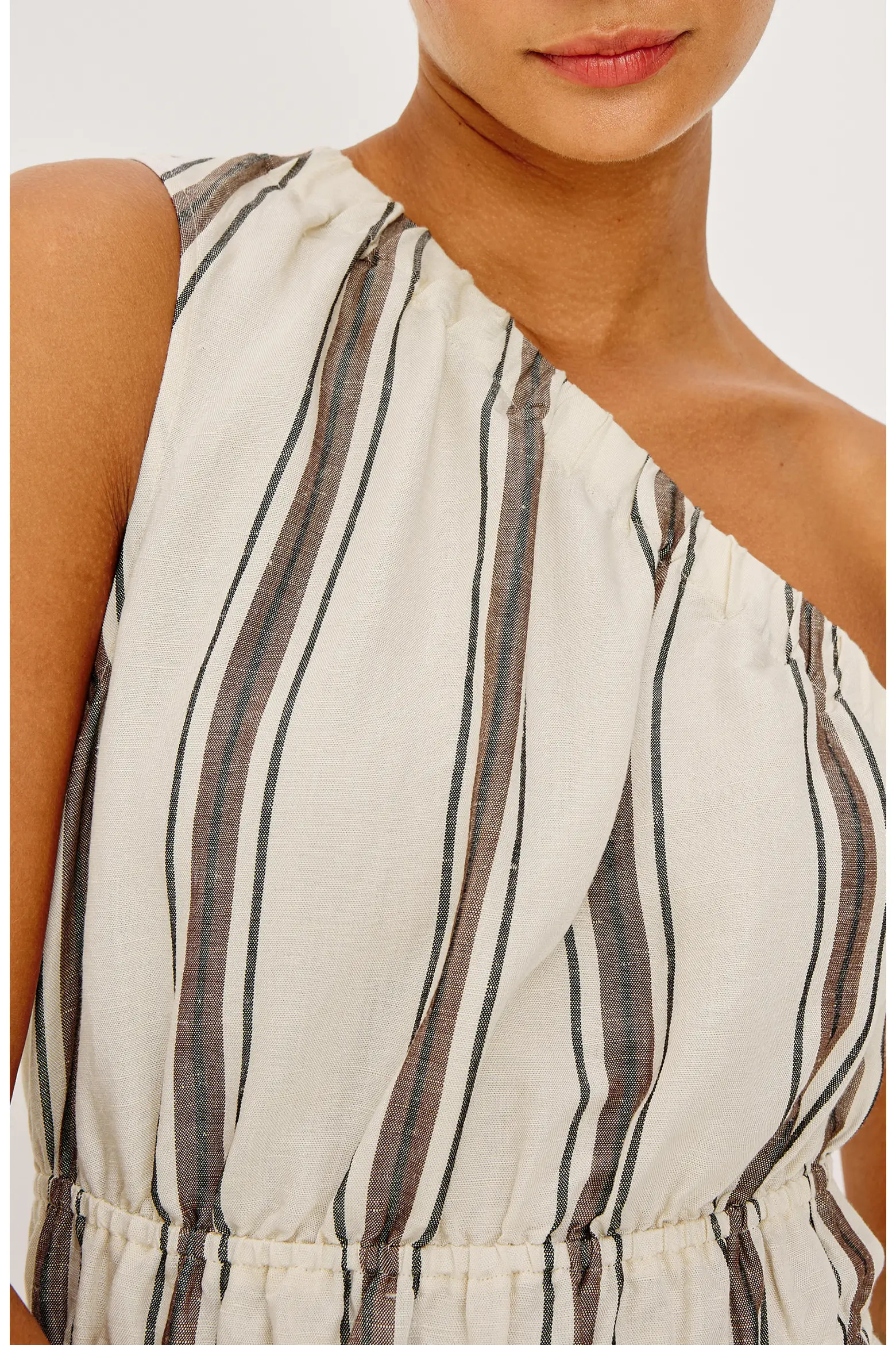 Selani Stripe One-Shoulder Maxi Dress (Women) | Nordstrom | Nordstrom