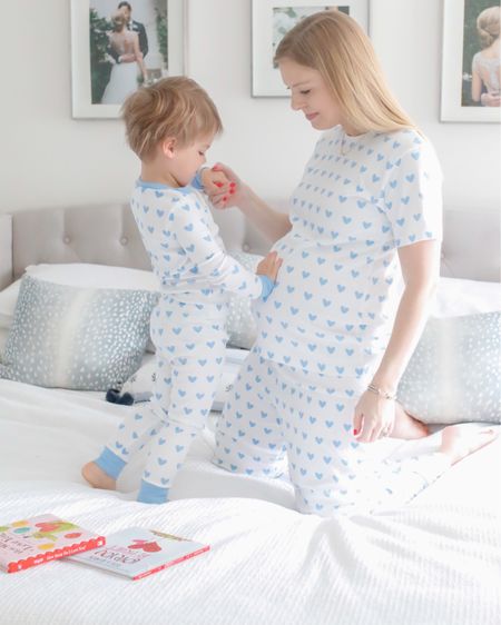 Maternity pajamas, maternity clothes, matching PJs, matching pajamas, lake pajamas 

#LTKfamily #LTKbump