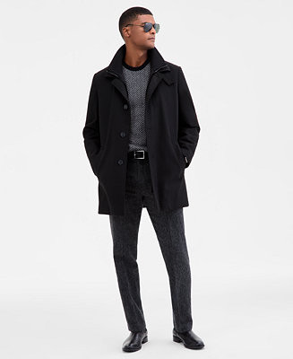 Calvin Klein Men's Classic-Fit Coleman Overcoat - Macy's | Macy's