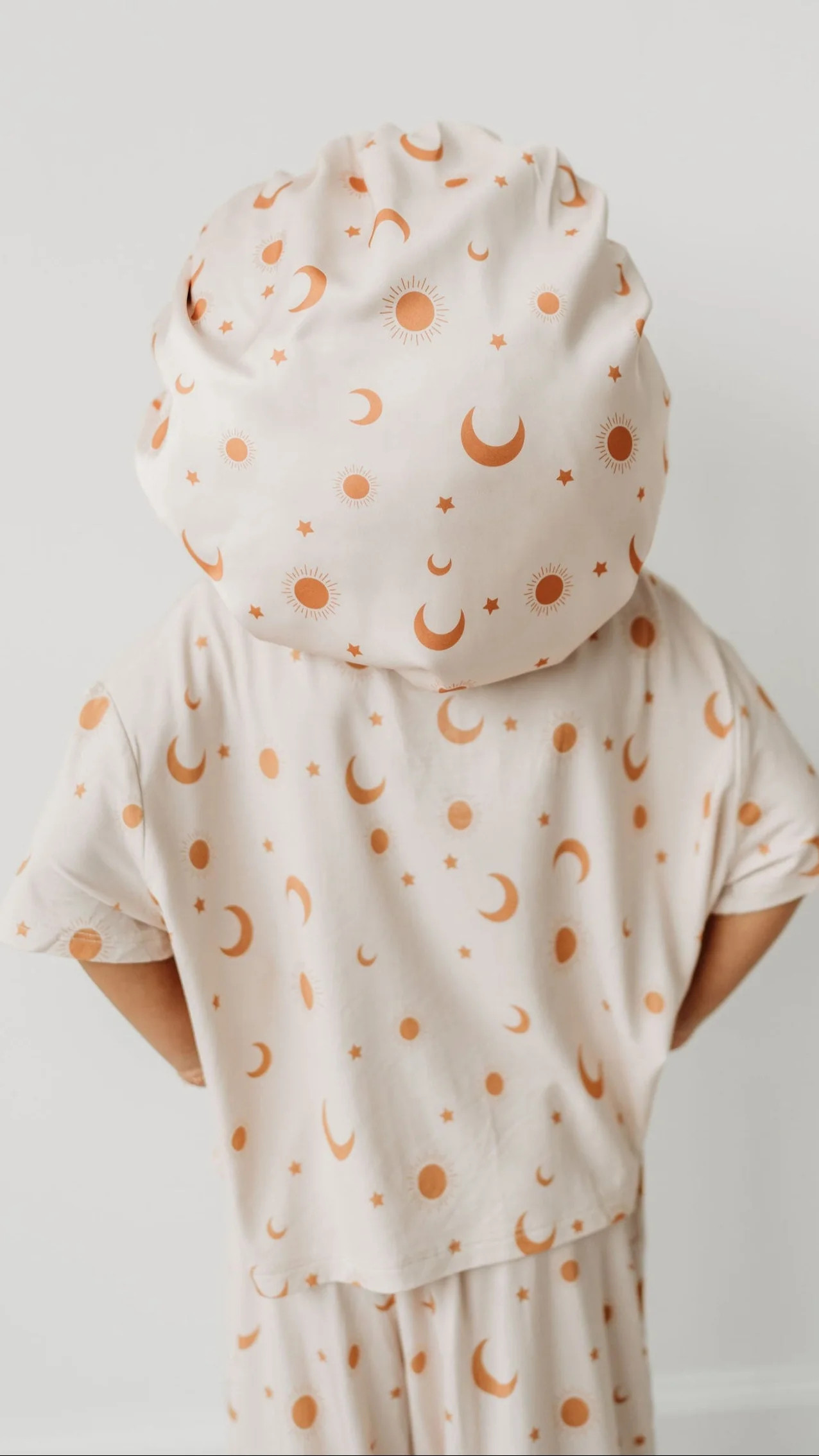 Kids Satin Bonnet in Suns | Silks Design
