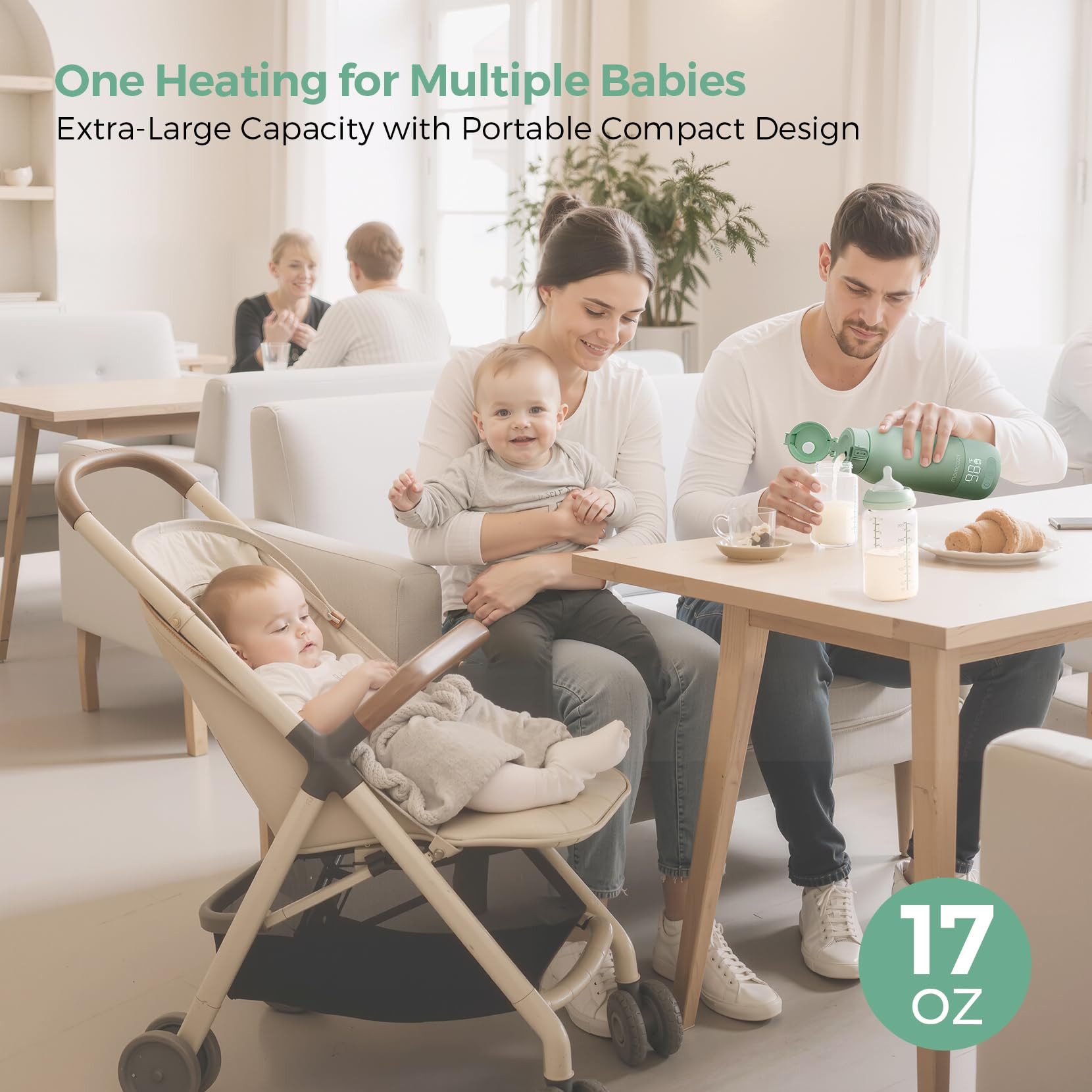 Momcozy Portable Bottle Warmer for Travel – Dual Heating Modes for Breast Milk & Water, Portabl... | Amazon (US)