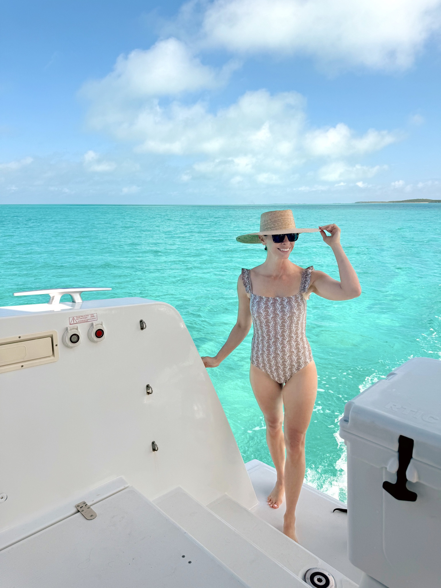 Swimsuit details from our first sailing day! Norman’s Cay - Bahamas in Exumas 

Swimsuit, spring break, Minnow, one-piece 

#LTKtravel #LTKSeasonal #LTKover40