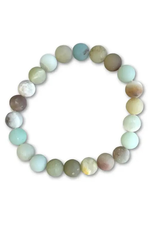 Humanist Beauty Crystal Healing Beaded Bracelet in Amazonite at Nordstrom | Nordstrom