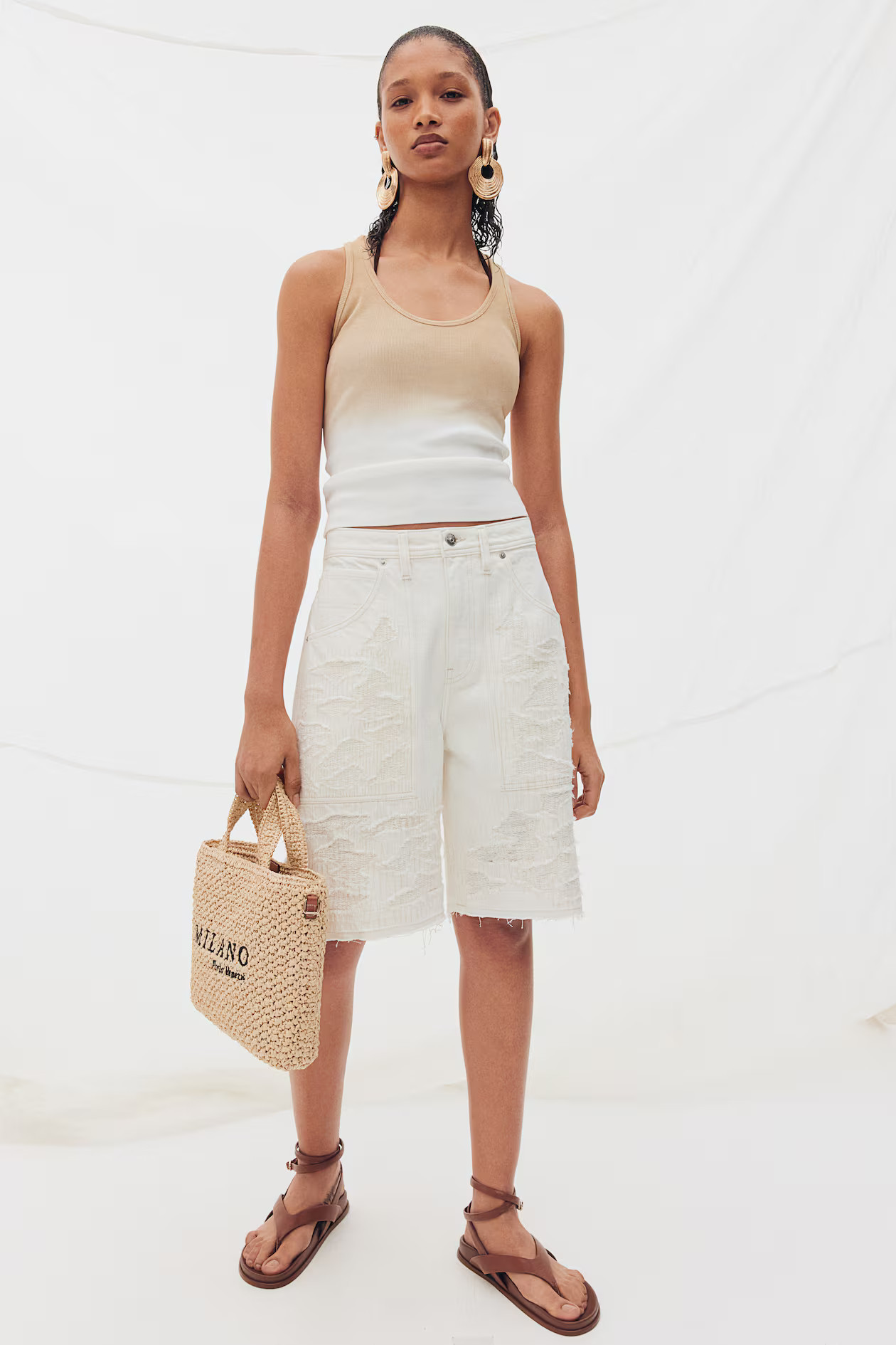 Bermuda Regular Denim Shorts | H&M (US + CA)