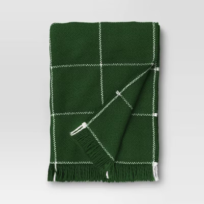 Woven Windowpane Throw Blanket - Threshold™ | Target