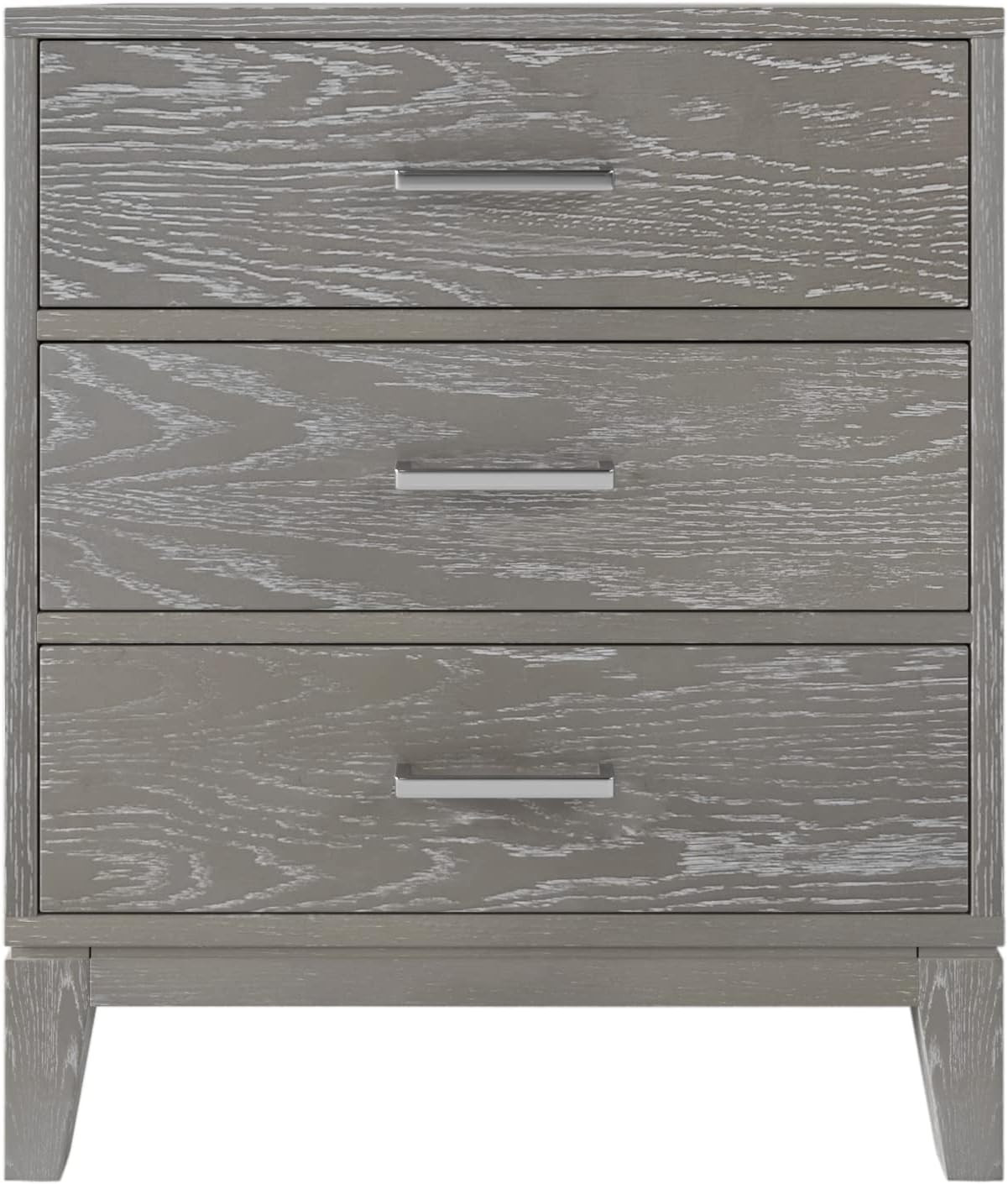 Knocbel Rustic Nightstand Bedside Table with 3 Drawers, Small Space Apartment Bedroom Dresser Che... | Amazon (US)