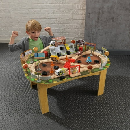 Disney Pixar Cars 3 Thunder Hollow Track Set & Table By KidKraft with 71 accessories included | Walmart (US)