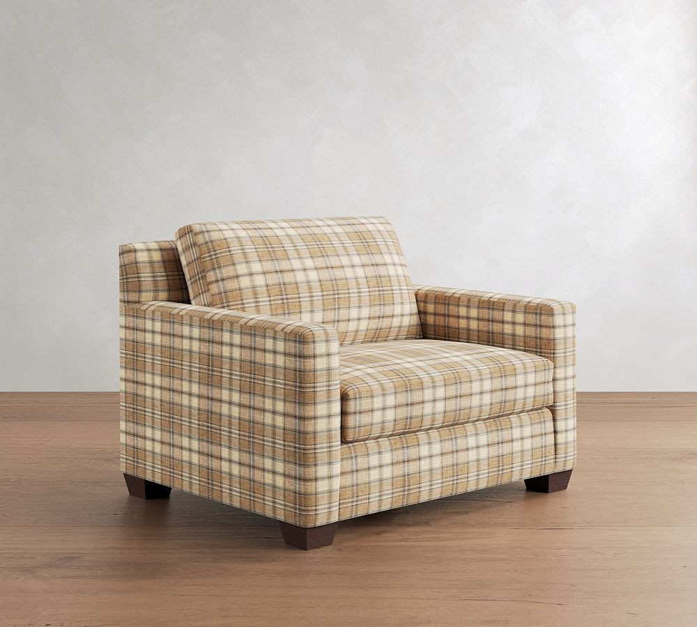 York Square Arm Chair and a Half | Pottery Barn (US)