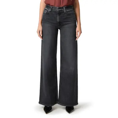 PAIGE Frances High Waist Wide Leg Jeans in Mezzanotte at Nordstrom, Size 34 | Nordstrom