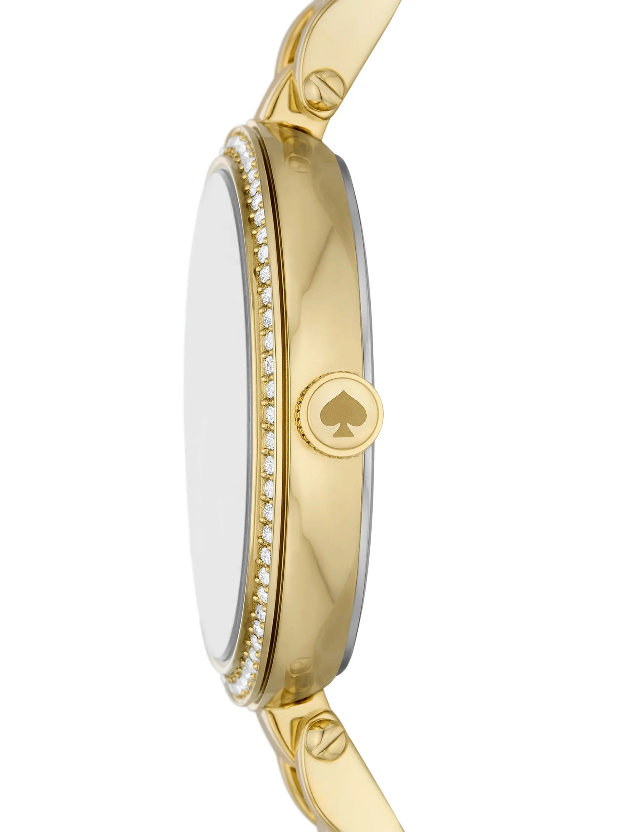 Holland Goldtone & Cubic Zirconia Bracelet Watch | Saks Fifth Avenue