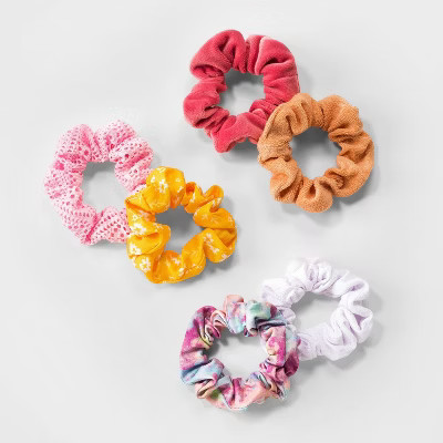 Girls' 6pk Twisters - art class™ Rust/Pink | Target