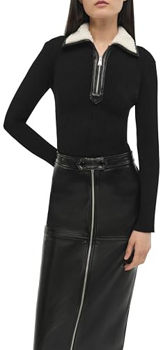 SIMKHAI, Bianca Midi Skirt, S, Black | Amazon (US)