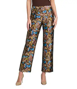 Preston & York Carly Coordinating Straight Leg Printed Mikado Pants | Dillard's | Dillard's