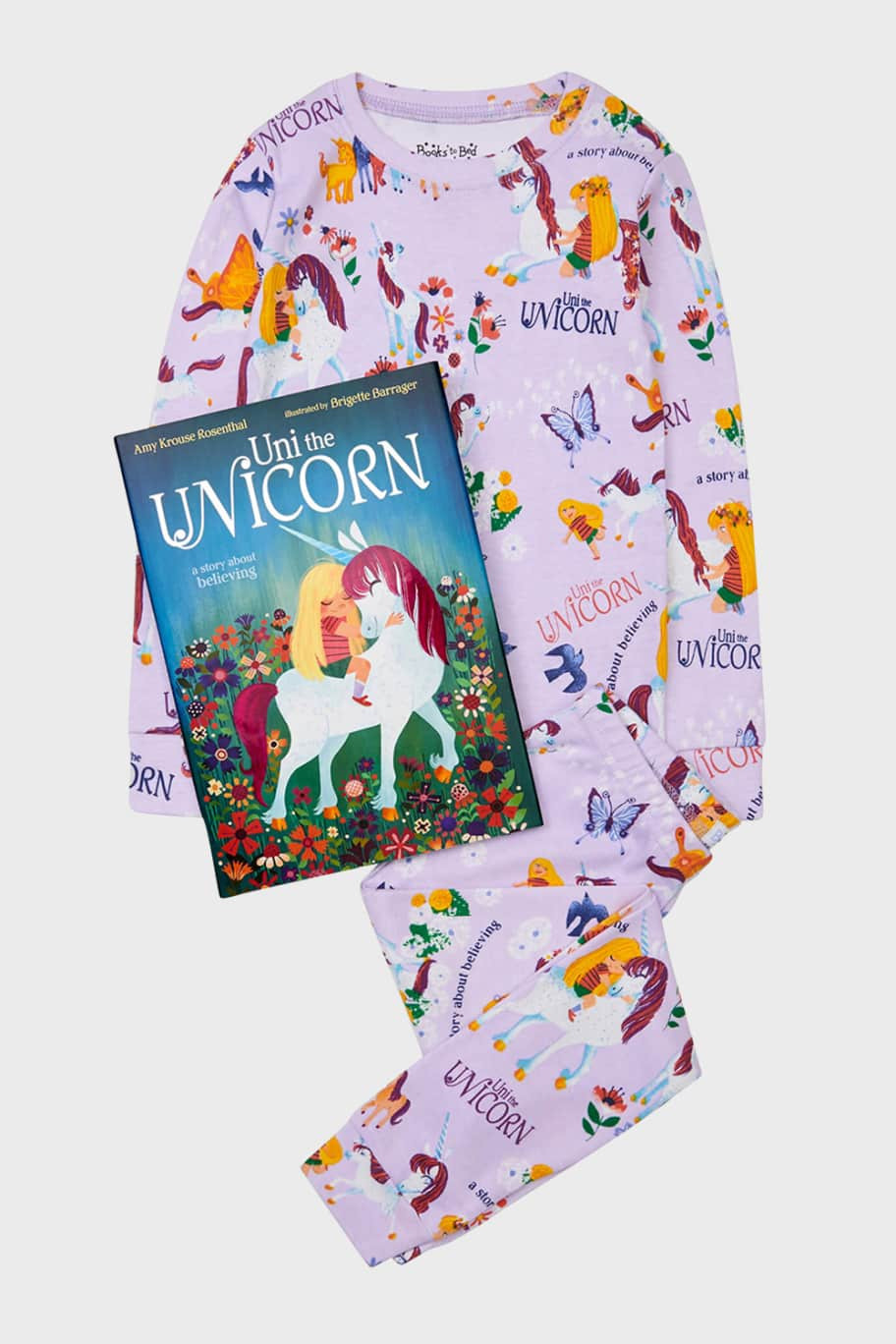 Books To Bed Kid's Uni the Unicorn Pajama & Book Gift Set, Size 2-6 | Neiman Marcus