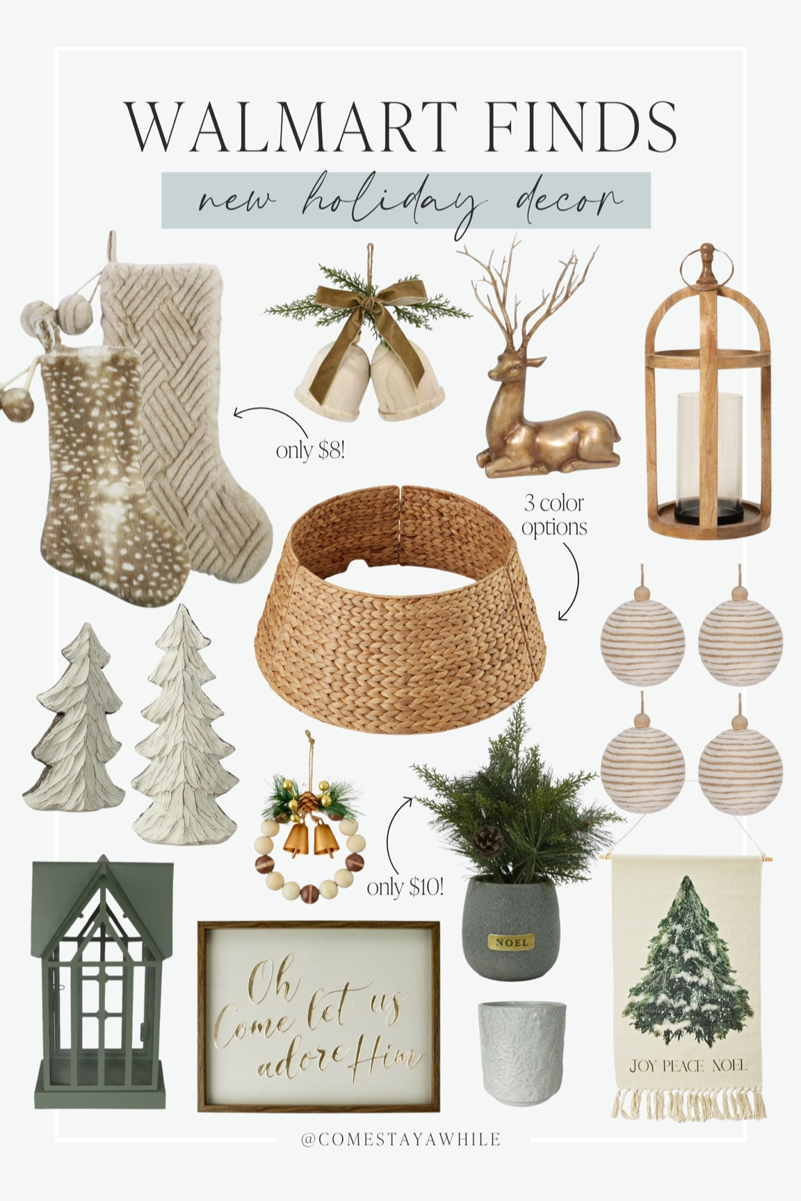 The cutest new holiday decor just launched from @walmart! Affordable, stylish Christmas decor for your home! I love it all! 🎄#walmarthome

Come stay awhile, Amanda Vernaci, Walmart holiday decor, Christmas finds, Walmart home finds  
 

#LTKSeasonal #LTKHome #LTKStyleTip