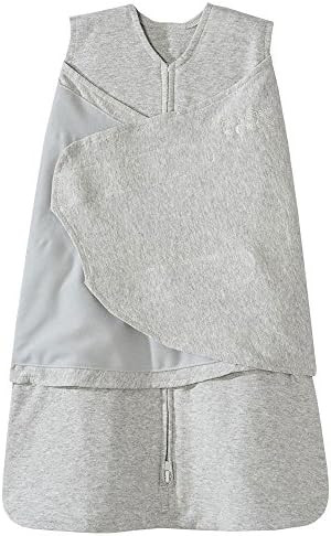 HALO 100% Cotton Sleepsack Swaddle, 3-Way Adjustable Wearable Blanket, TOG 1.5, Heather Grey, Sma... | Amazon (US)