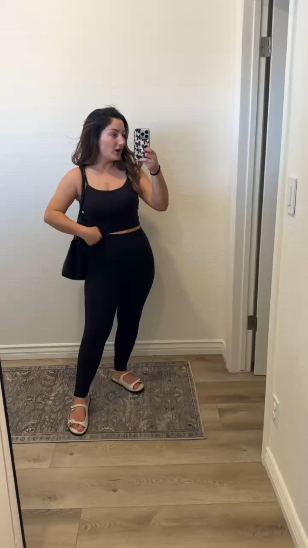 Pilates outfit! 

Top size large (should be in medium/small) 
Pants size small petite


Petite workout leggings 
Petite activewear

#LTKActive #LTKPetite #LTKFindsUnder50