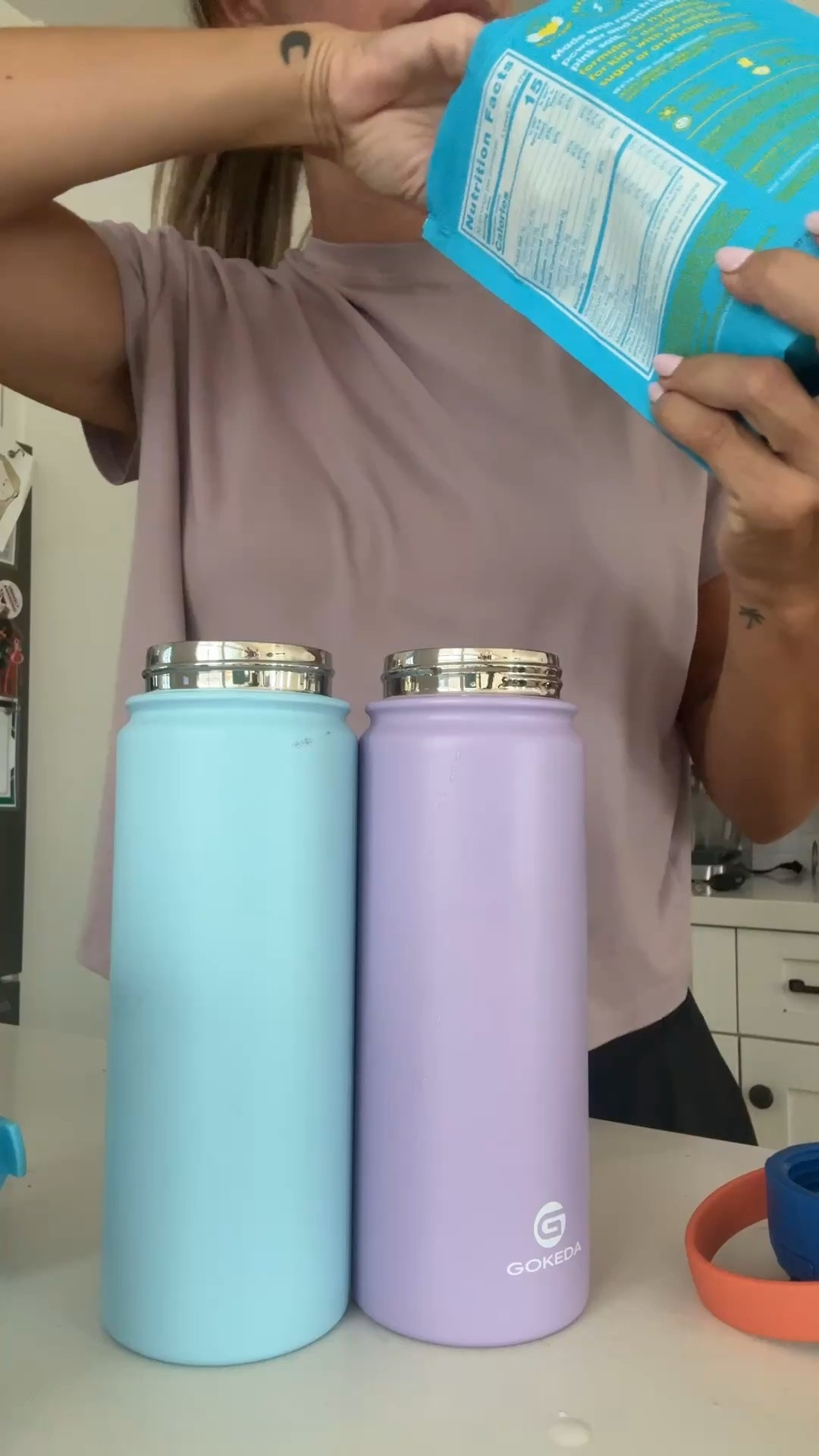 Kids stainless steel water bottles and kids electrolytes