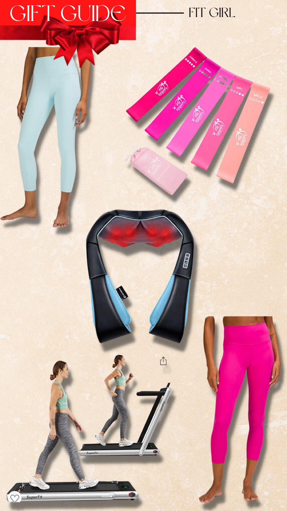 Gift guide, gifts for her, gifts for fitness lover, fitness, fit girl, lululemon, align, align leggings, lululemon leggings, massager, resistance bands, workout bands, treadmill, under desk treadmill 

#LTKGiftGuide #LTKSeasonal #LTKHoliday